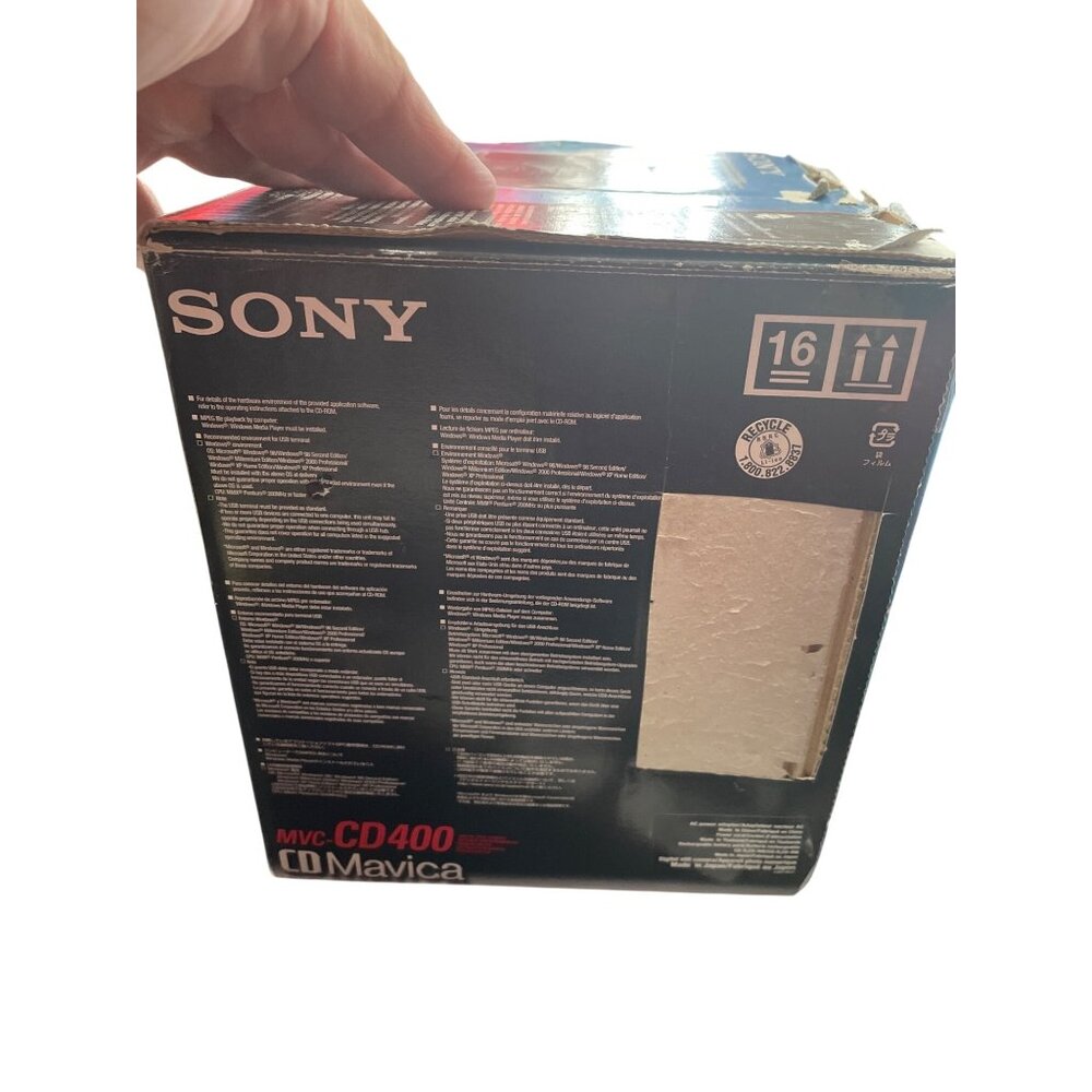 Sony MVC-CD400 CD Mavica Camera With USB Interface SKU 8949 - Picture 5 of 16